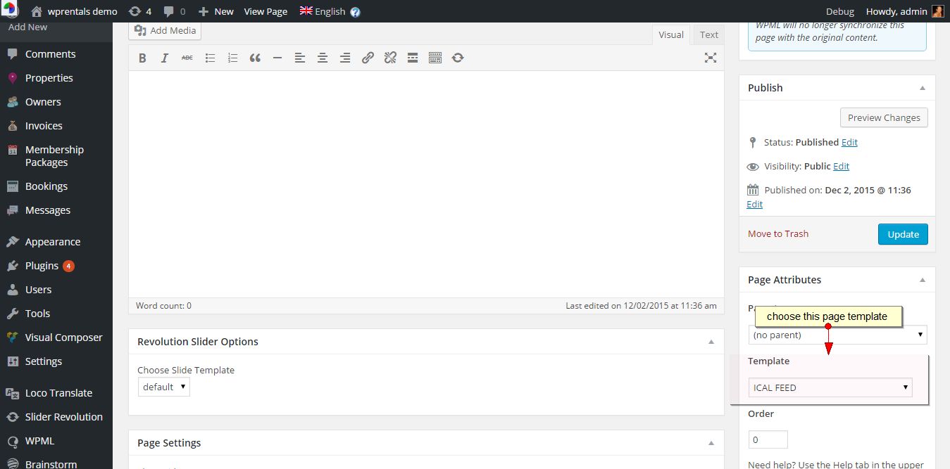 ICalendar Import Export WP Rentals Help